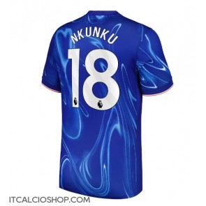 Chelsea Christopher Nkunku #18 Prima Maglia 2024-25 Manica Corta